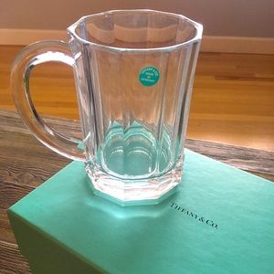 Tiffany & Co. Crystal Beer Mug, Windham collection, 16oz, brand new